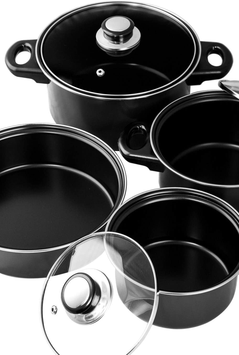 7-Piece Carbon Steel Nonstick Cookware Set