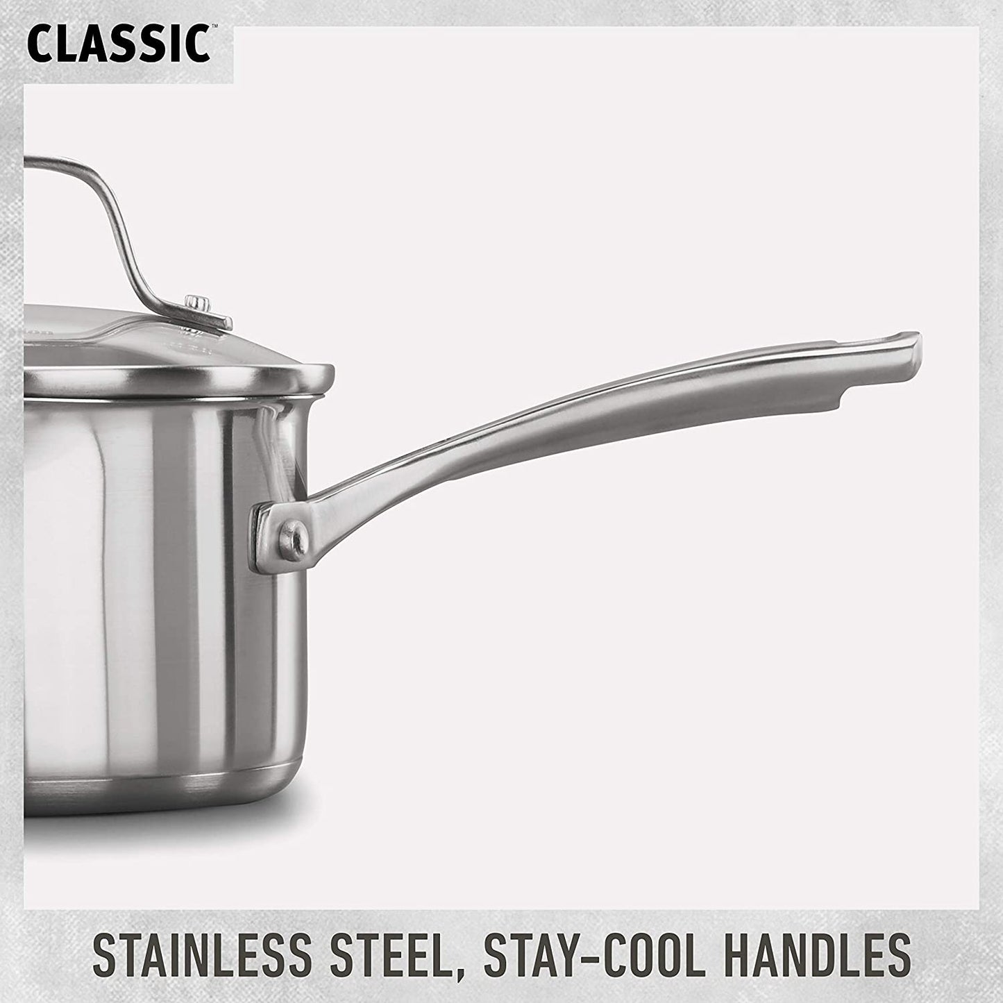10-Piece Stainless Steel Pots and Pans Set